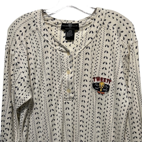 Warner Bros. Tweety “The One and Only” Pajama Top Dress Size Small/Medium - Picture 3 of 12